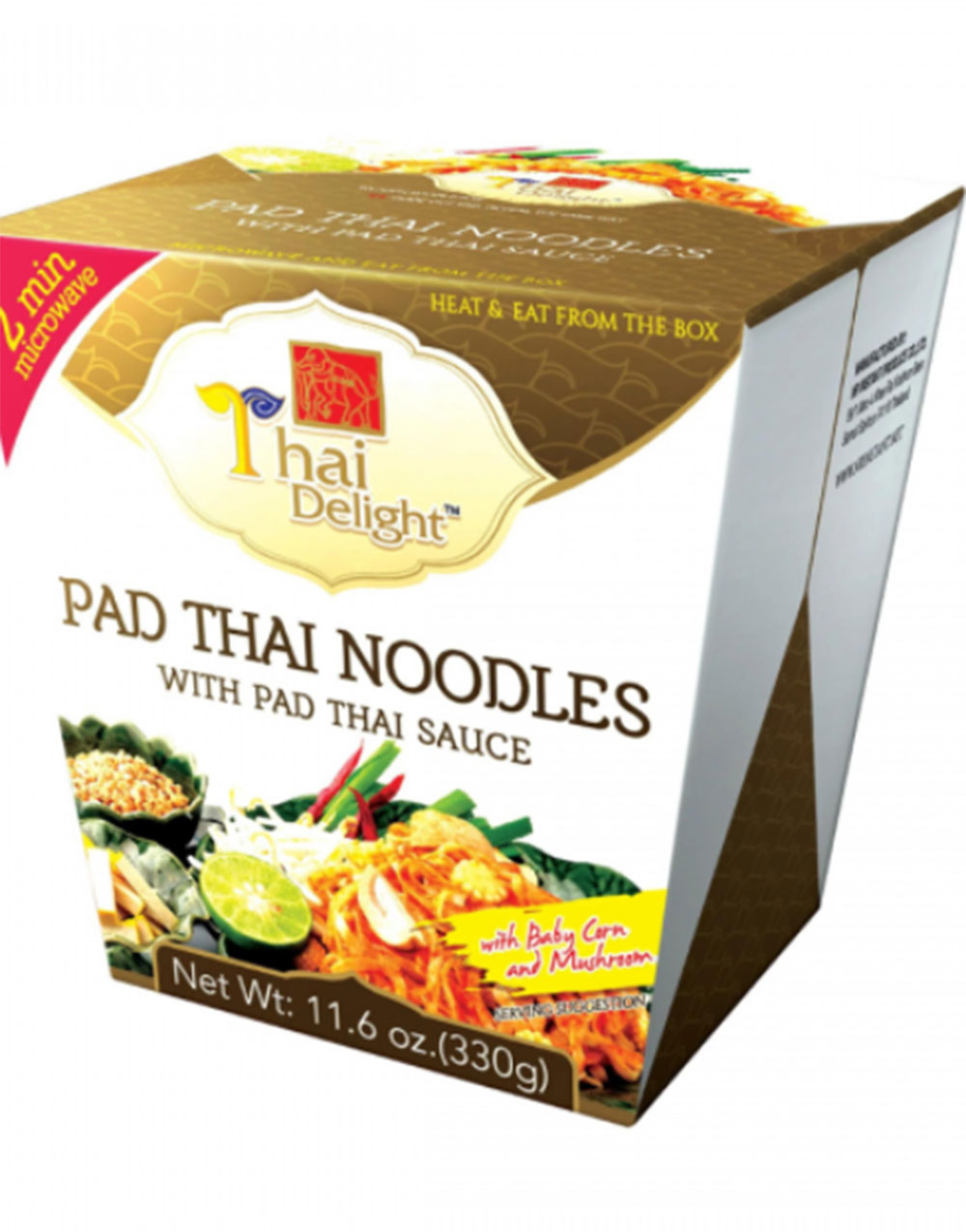 Thai Delight Mikronudler - Pad Thai Noodles with Pad Thai Sauce 330 gram (Thailand)