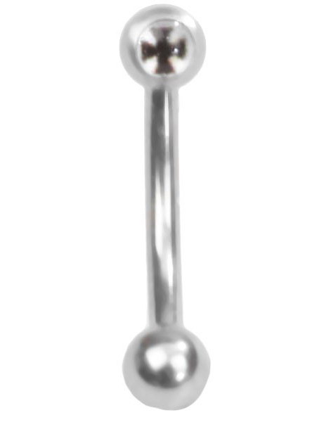 Black Ridder Cross - 1.2 x 8 mm Øyenbrynspiercing