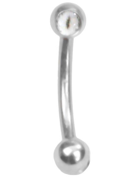 The Eye White - 1.2 x 8 mm Øyenbrynspiercing