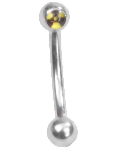 Radio Activ - 1.2 x 8 mm Øyenbrynspiercing