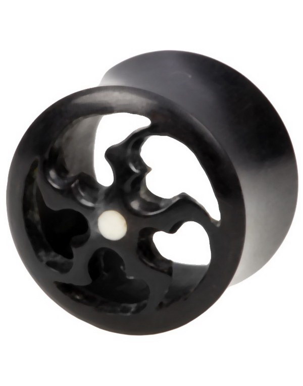 Hollow Horn Tribal Star - Organisk Piering Tunnel