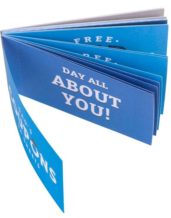 Hefte med 24 Farsdag Kuponger