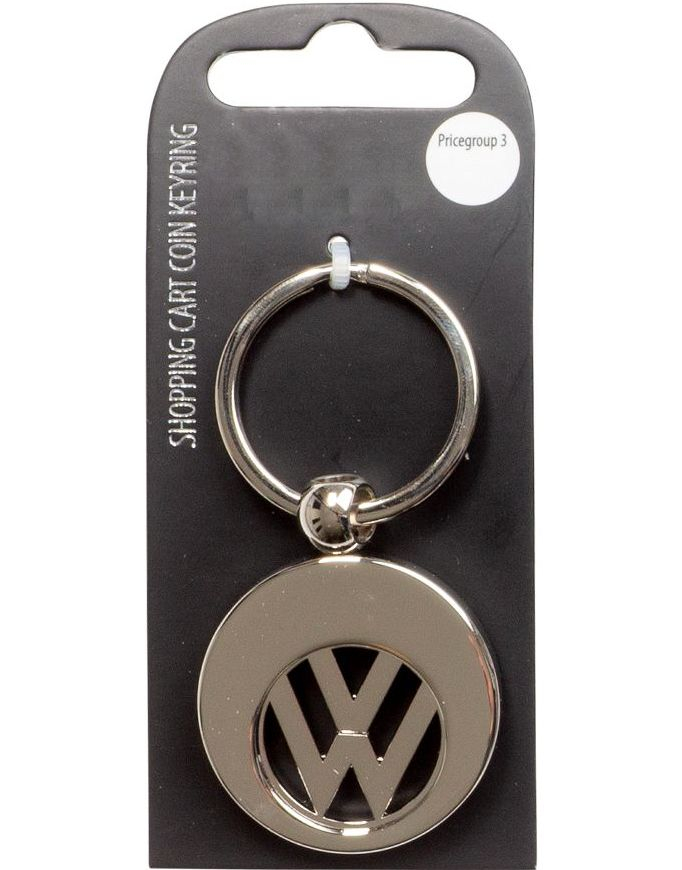 Sølvfarget Volkswagen Nøkkelring