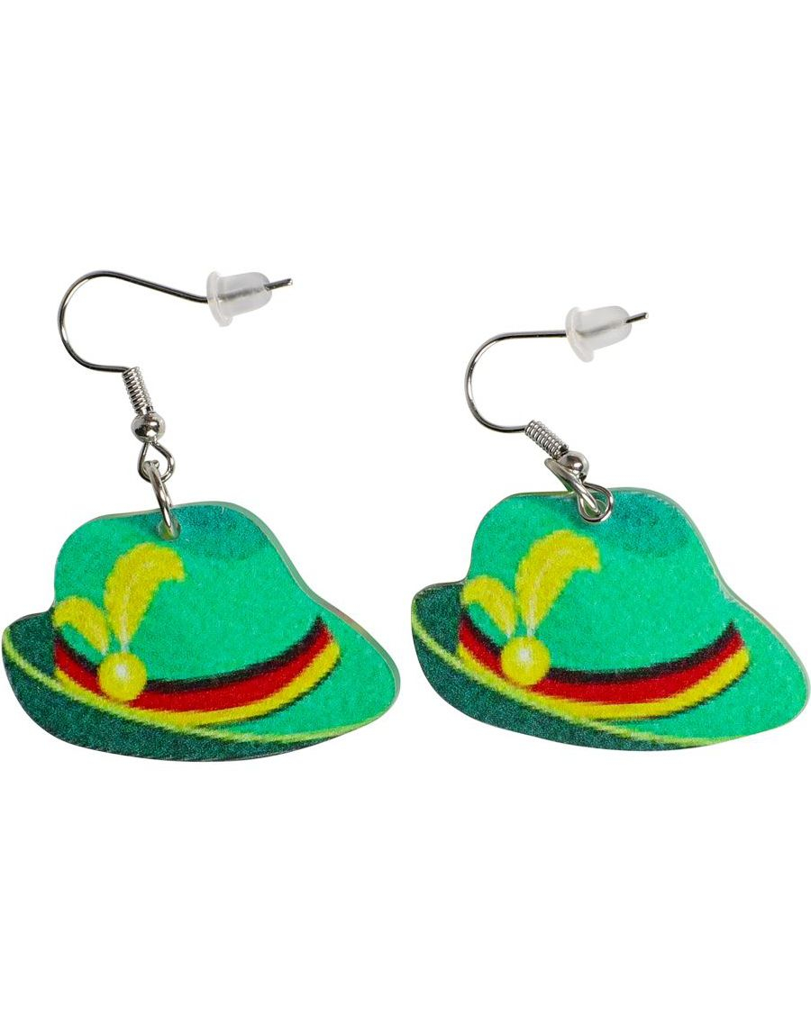 Oktoberhatt Øreringer