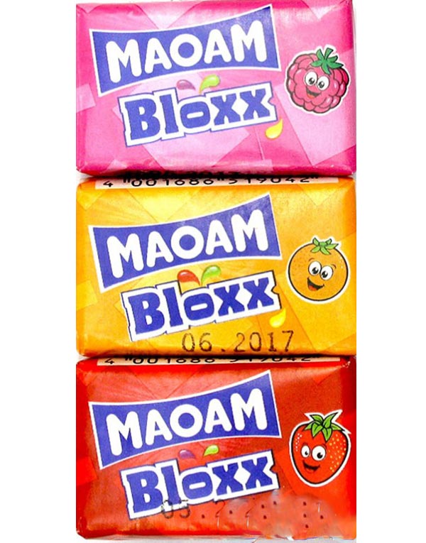 Bilde av 1 Stk Haribo Maoam Bloxx Karamell 22 Gram