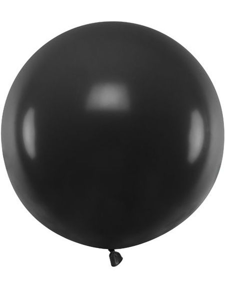 SVART Pastellfarget Rund JUMBO Ballong 60 cm