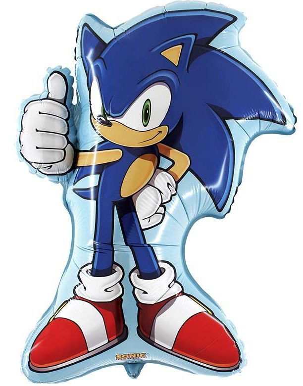 Sonic the Hedgehog Ballongfigur i Folie 84 cm