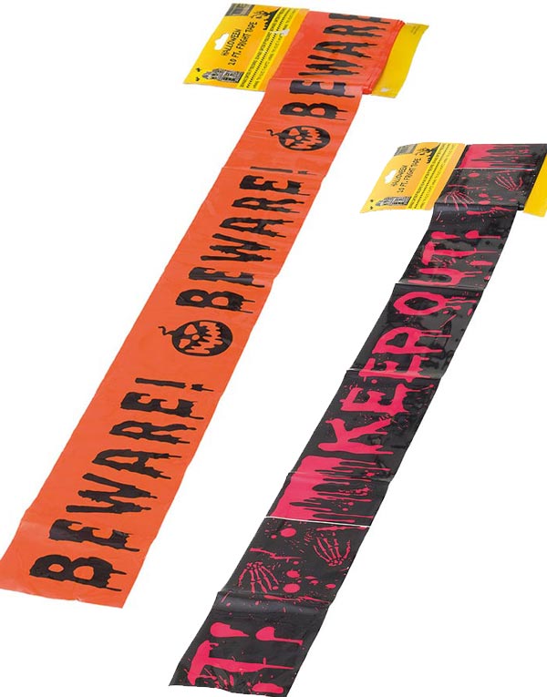 2 Pakker med Sperrebånd - Keep Out / Beware - Pakketilbud