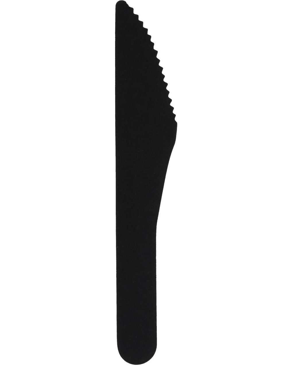 10 stk Miljøvennlige Kniver Svart 13 cm