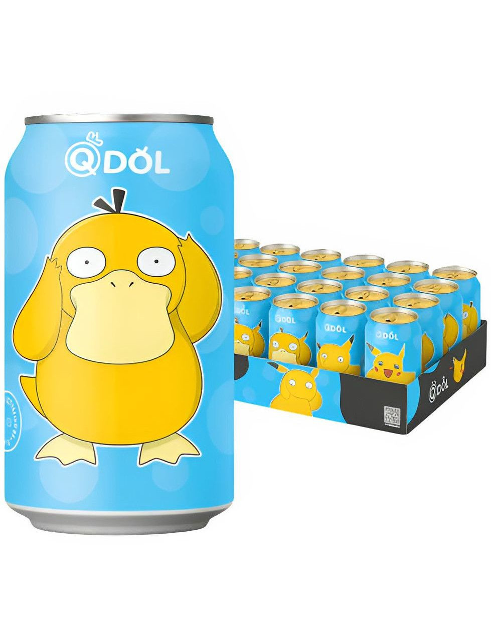 24 stk Pokemon Tangerine Sparkling Water - Kullsyrevann med Tangerinsmak 330 ml - Helt Brett (Asia Import)