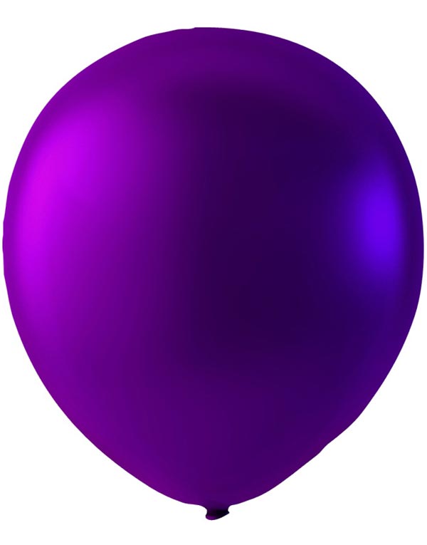 100 stk 30 cm MEGAPACK - Lilla Metallic Ballonger