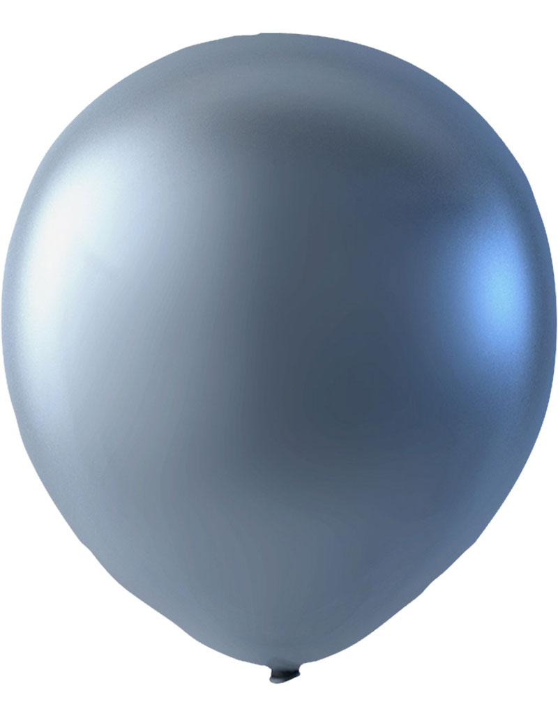 50 stk 30 cm - Sølvfarget Metallisk Ballonger