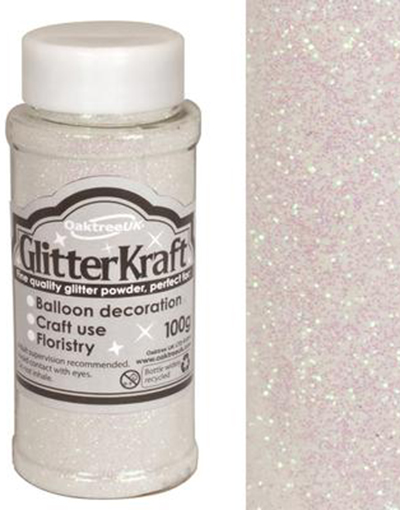 Iriserende Hobbyglitter 100 gram