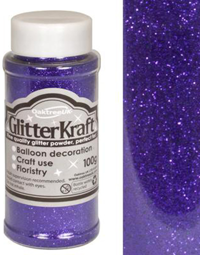 Lilla Hobbyglitter 100 gram