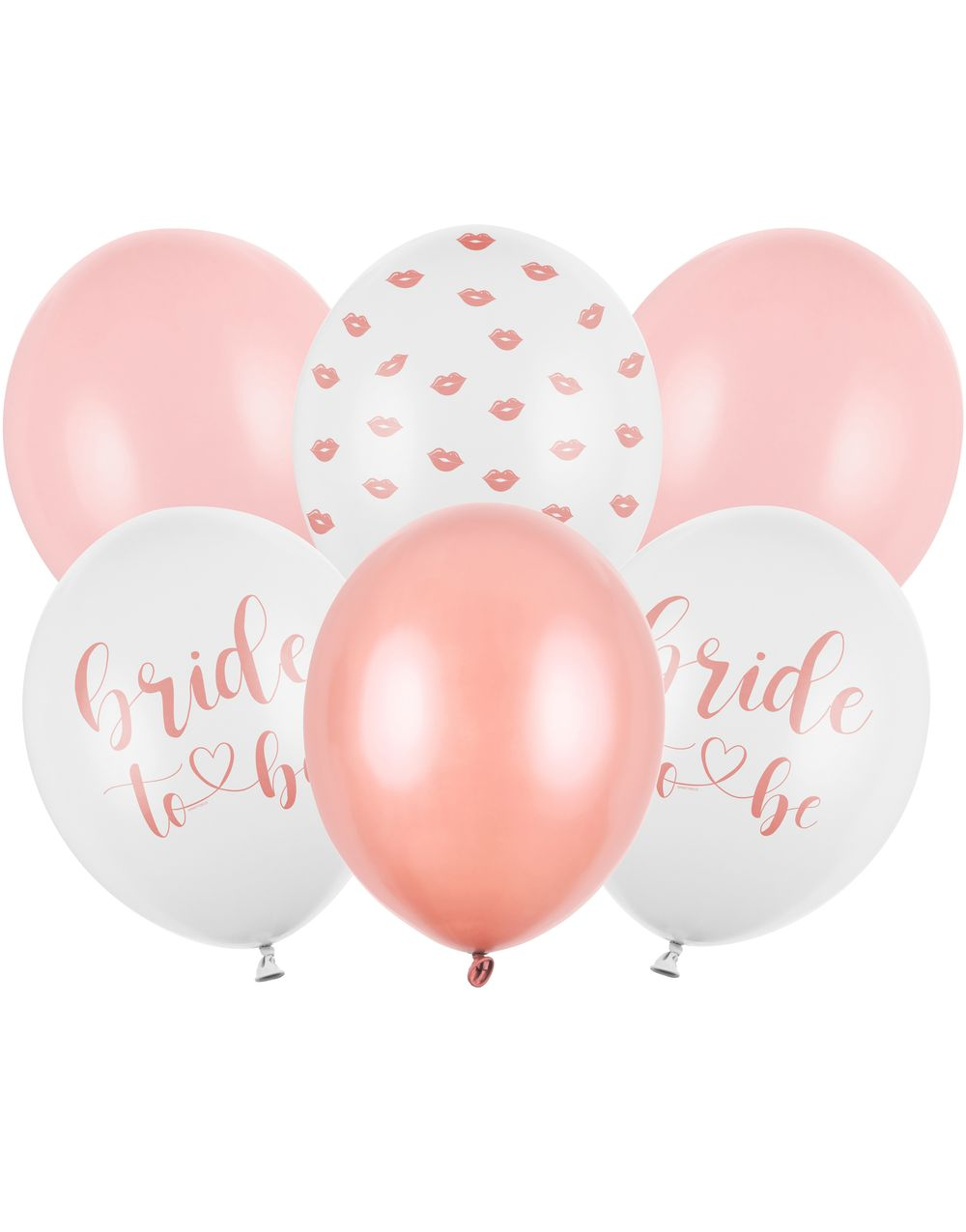 6 stk 30 cm Ballonger - Bride to Be Ballongbukett