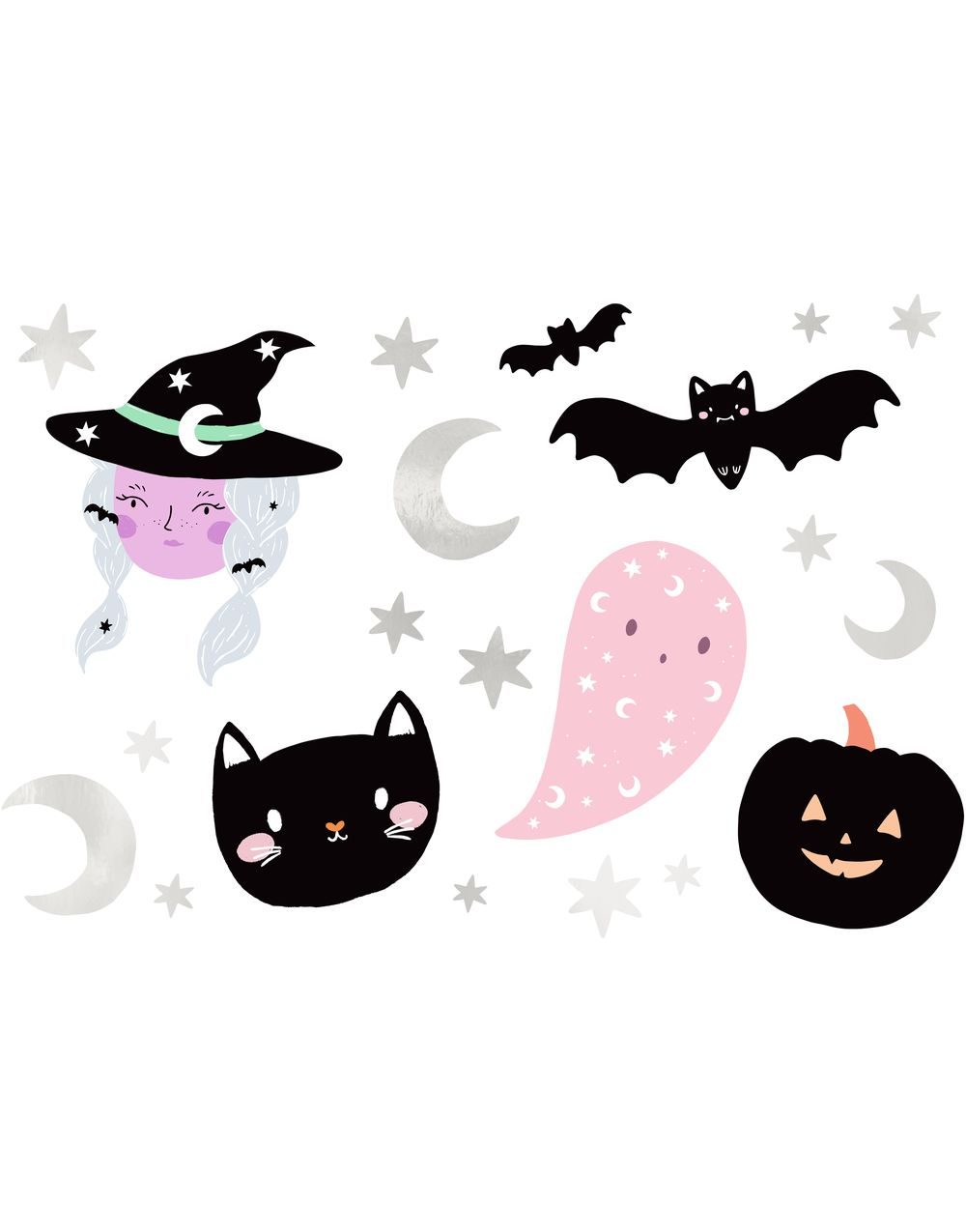 20 stk Midlertidige Tatoveringer med Halloween Tema