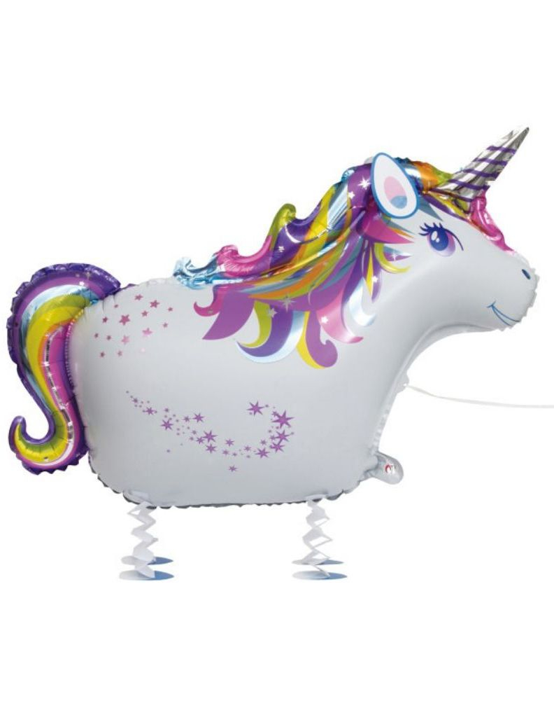 Airwalker Unicorn Kjæledyr Ballong 86.3 cm