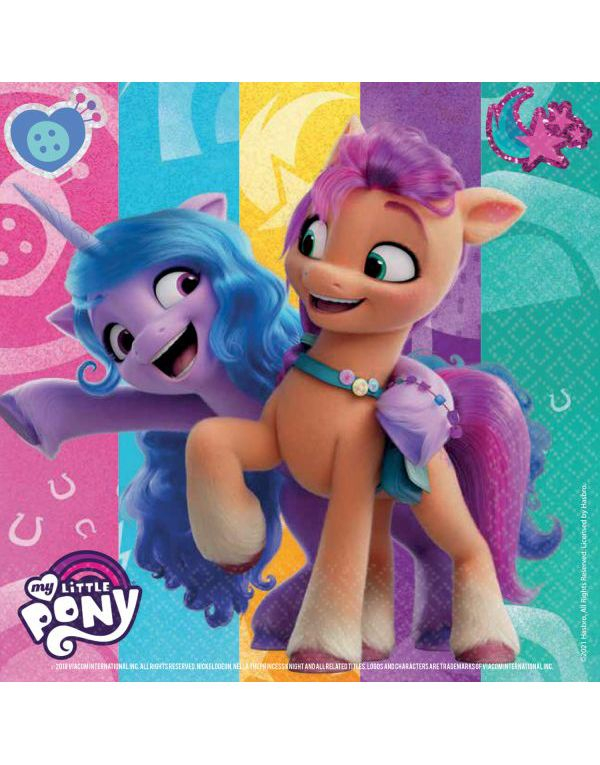 16 stk 33x33 cm Servietter - My Little Pony