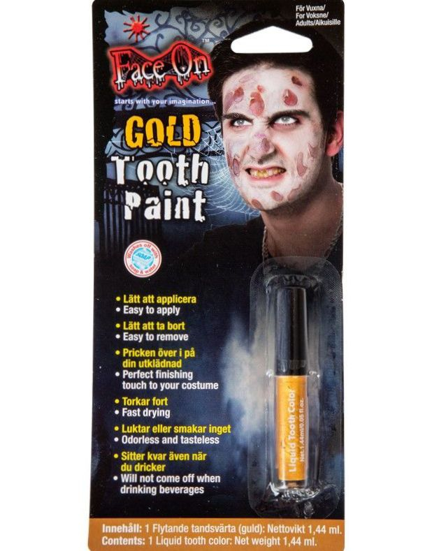 Gold Tooth Paint - 1,44 ml Gullfarget Tannfarge