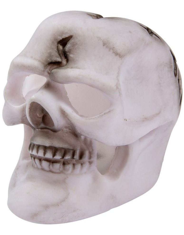 Mini Hodeskalle Dekorasjon m/ Fargeendrende Lys