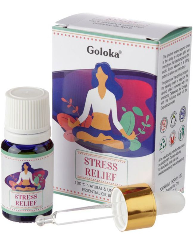 Goloka Stress Relief Blend - 100% Ren Eterisk Olje 10 ml