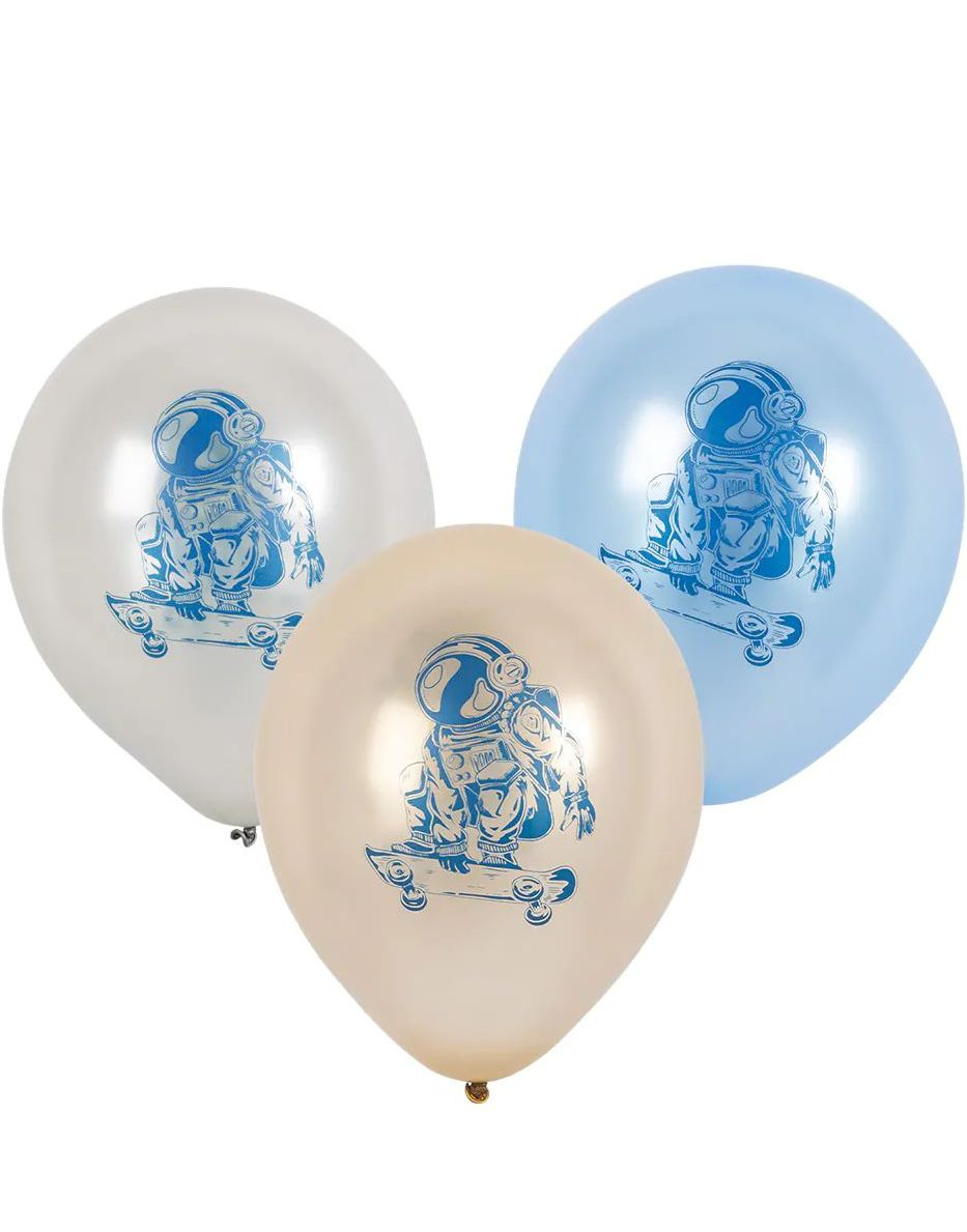 Bilde av 6 Stk Ballonger 25 Cm - Astronaut Party