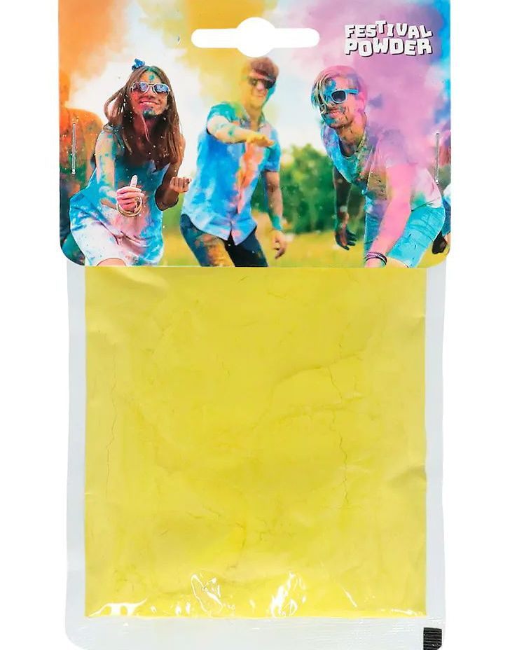 Gul Holi Utendørs/Festival Farge Pulver