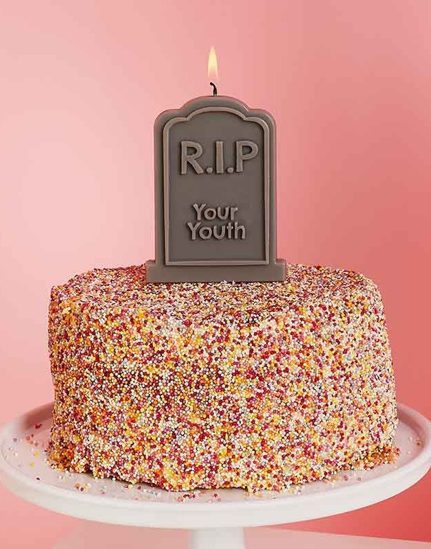 Kakelys Formet som Gravstein 