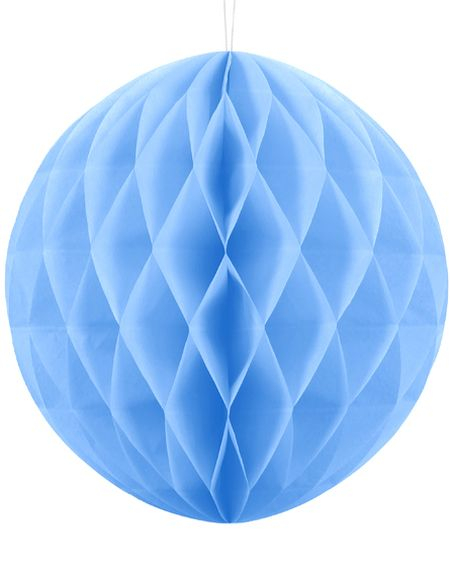 Himmelblå Honeycomb Ball 30 cm