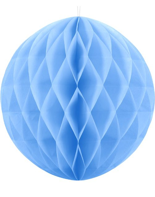 Himmelblå Honeycomb Ball 40 cm