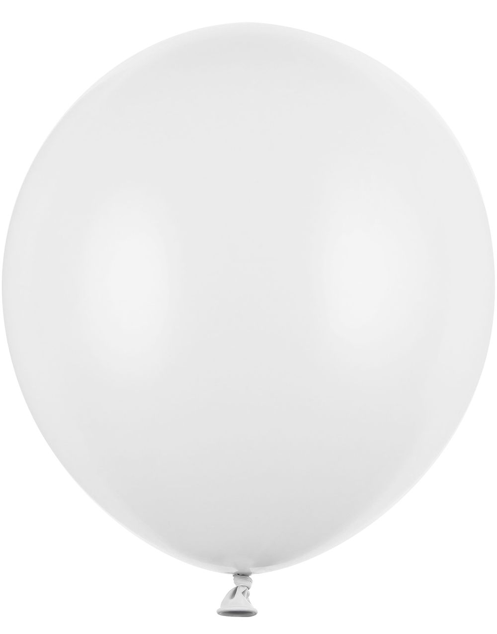 25 stk 43 cm - Kjempestore Pastell Hvite Ballonger