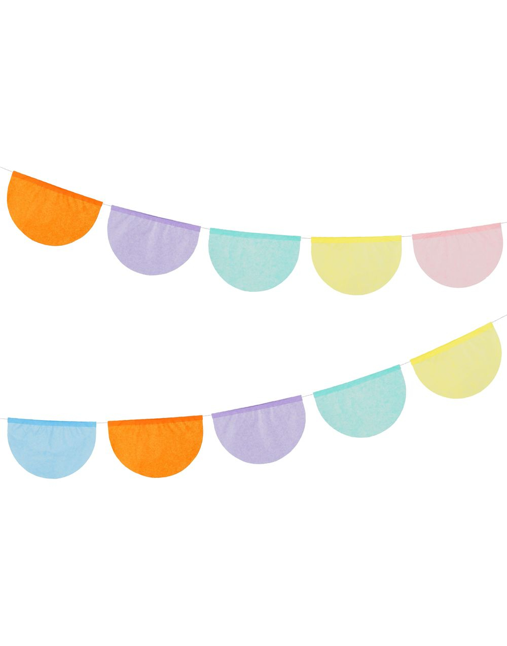 Fargerikt Girlander 3 meter