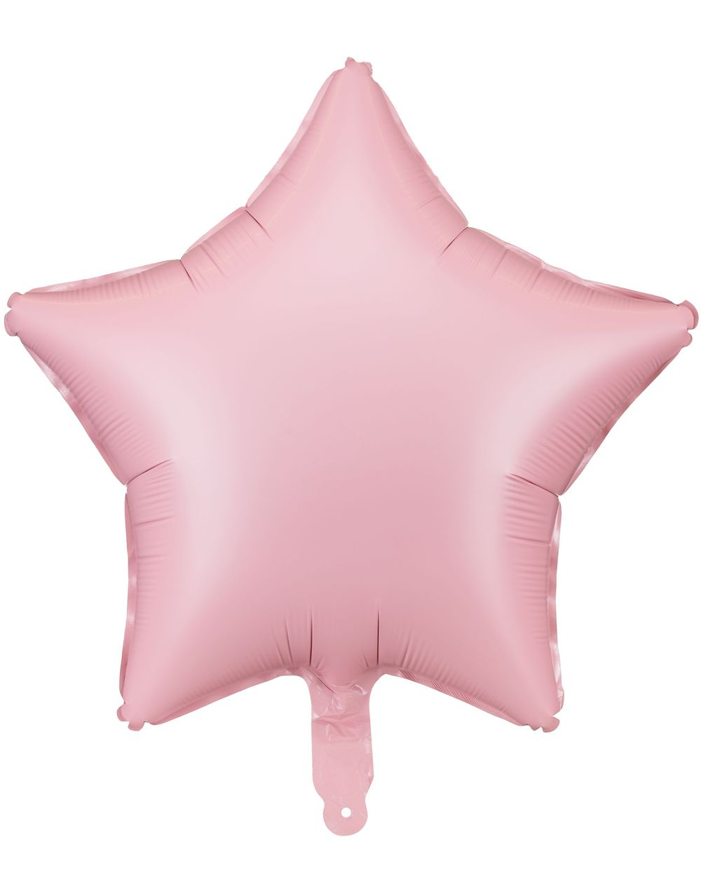 Stjerneformet Matt Rosa Folieballong 48 cm