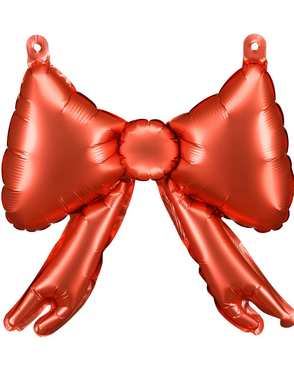 5 stk Rød Sløyfe Folieballong 25.5x25 cm