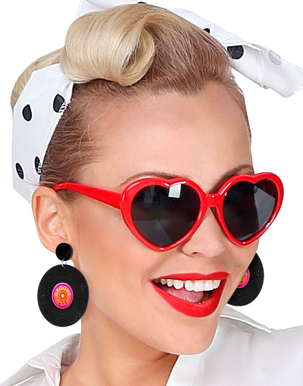 80s Vinylplater Øredobber