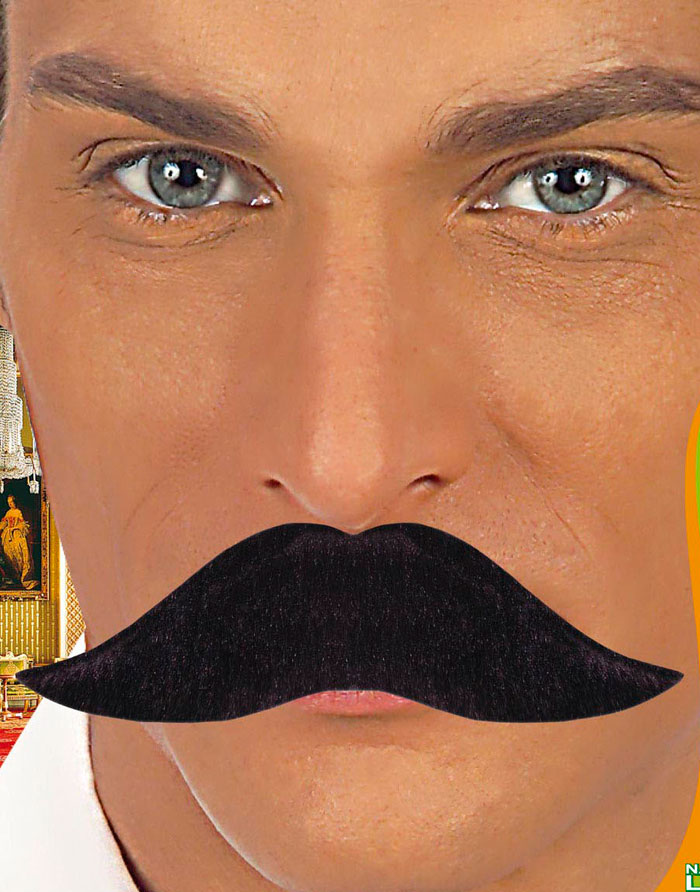 Klassisk Herrebart - Svart Løsbart