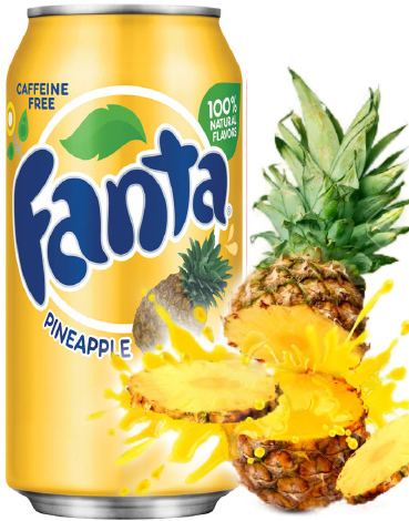 Fanta Pineapple / Ananas Smak 355 ml (USA Import)