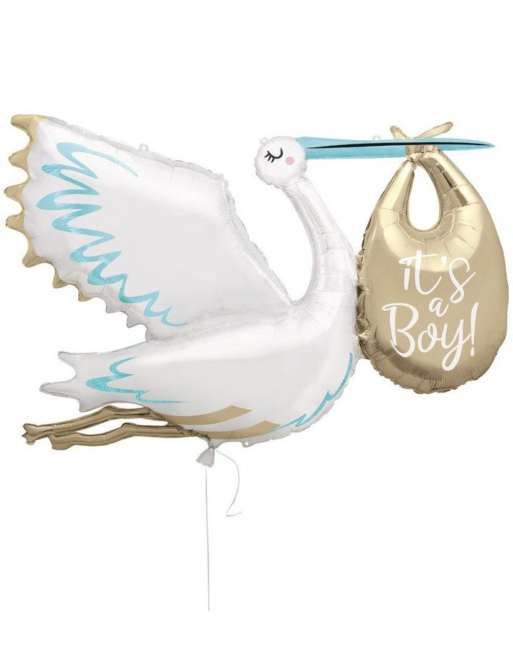 Its a Boy! Stork - Stor Folieballong 157 cm