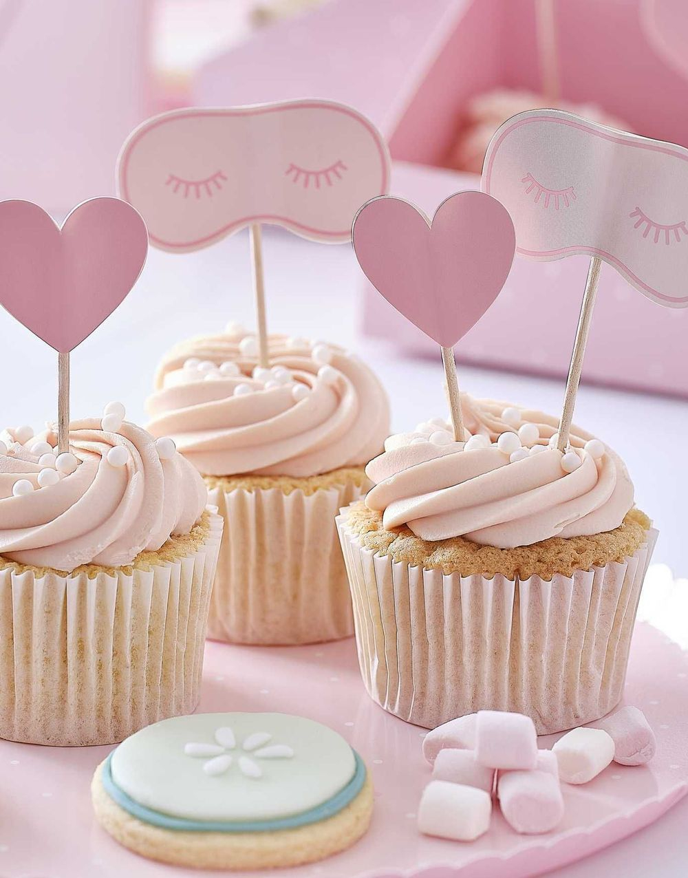 12 stk Muffin/Kakedekorasjoner 10 cm