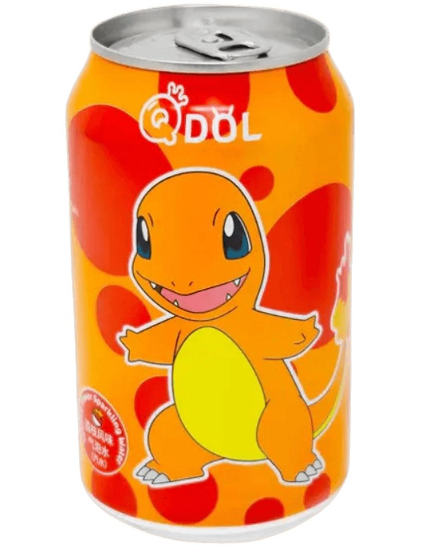 Pokemon Charmander Lychee Sparkling Water - Kullsyrevann med Litchismak 330 ml (Asia Import)