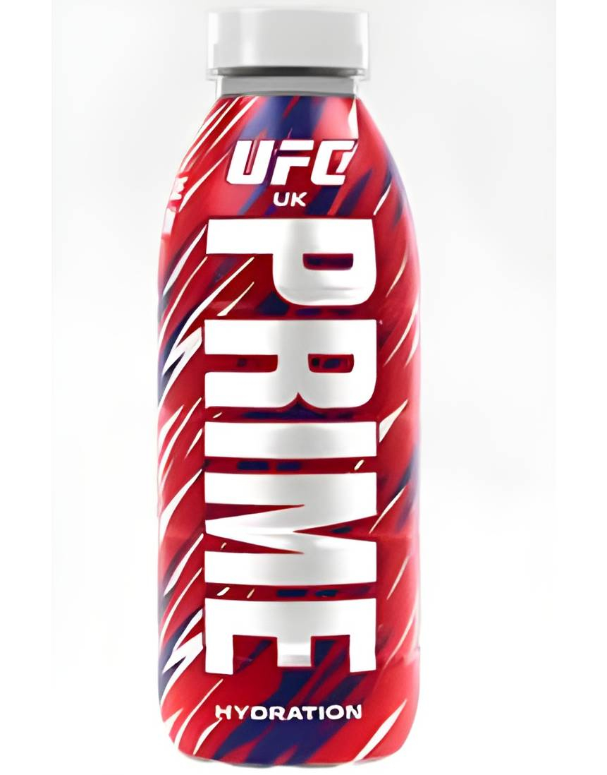 Prime Hydration UFC UK Bottle - Sukkerfri og Koffeinfri Sportsdrikke 500 ml (UK Import)