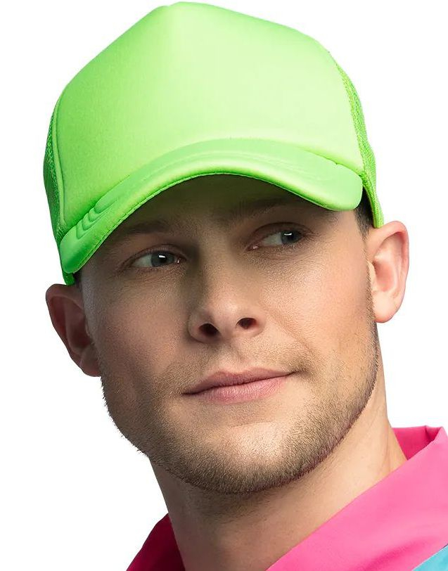 Neongrønn Caps
