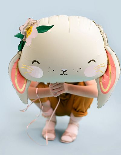 Søt Kanin - Folieballong 50x45 cm