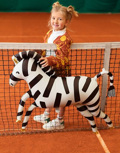 Happy Zebra Folieballong 100x82 cm
