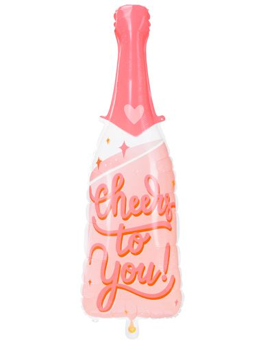 Cheers to You - Flaskeformet Folieballong 87 cm