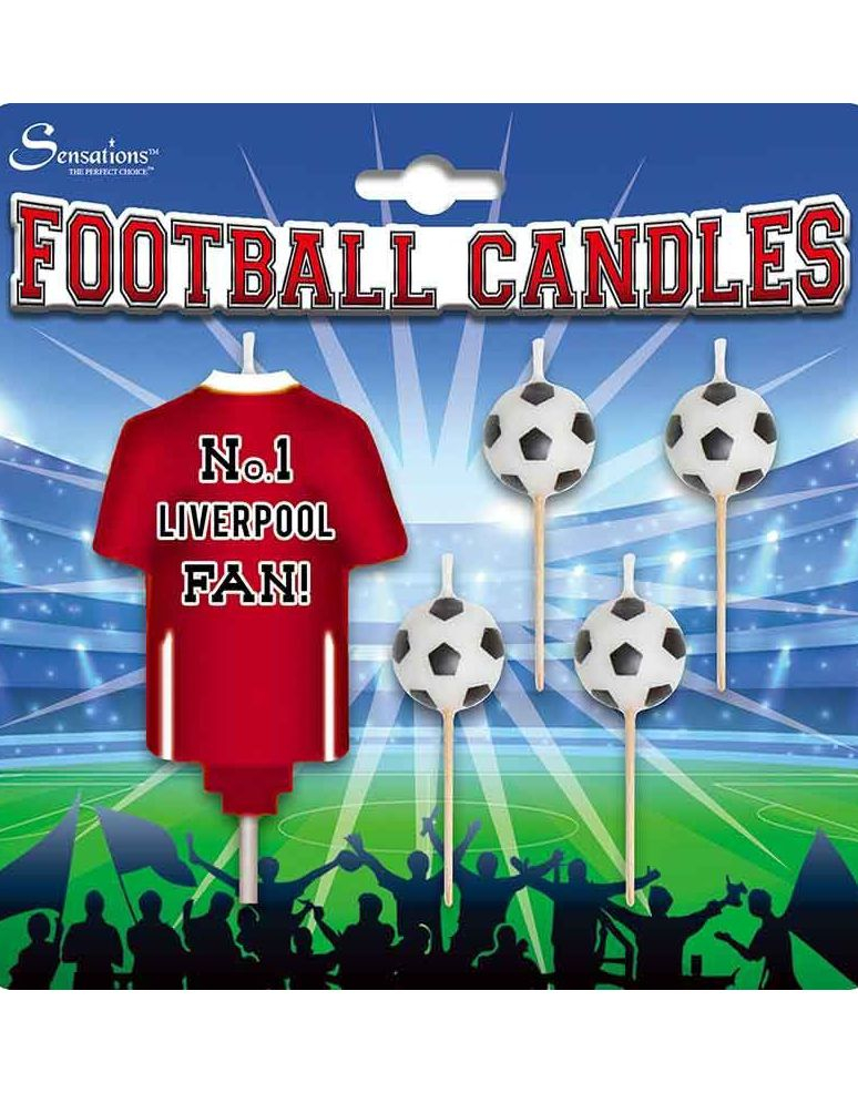 5 stk Liverpool Fan Supportertrøye & Fotballer Kakelys