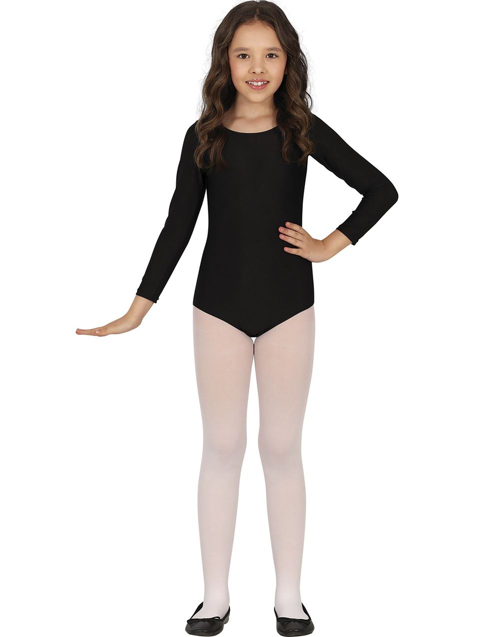 Svart Langarmet Body til Barn