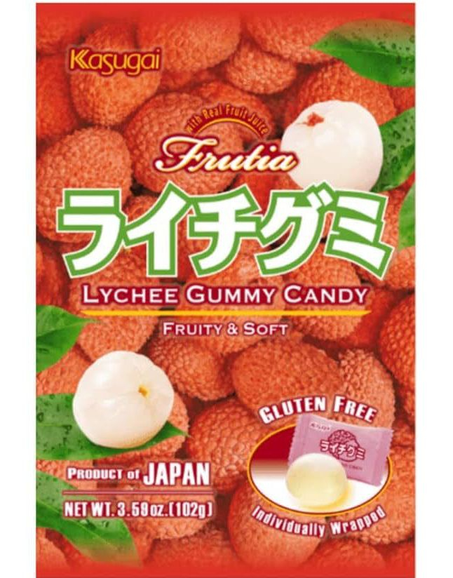 Lychee Gummy Candy - Gelegodteri 102 gram (Japan)