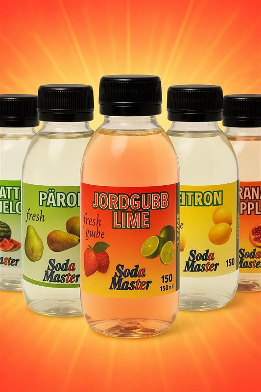Taste Them All - Soda Master - Fem smaker - Pakketilbud
