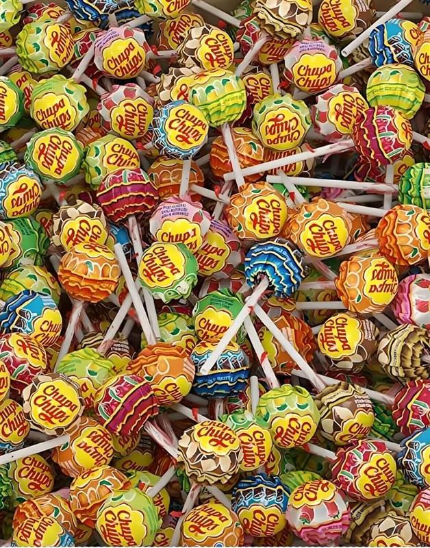 100 stk Chupa Chups Lollipop / Kjærlighet på Pinne